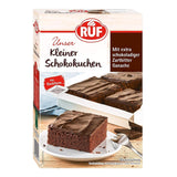 RUF Kleiner Himbeer-Schokokuchen, Mini-Kuchen Mit Feiner Puddingcreme, Himbeeren Und Weißen Schokoraspeln, Inkl. Backform, 1X252G Směs na pečení a vaření Naty Shop 270 G (1Er Pack) Schokokuchen