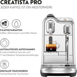 Espresso kávovar Sage Nespresso Creatista Pro, nerezová ocel, kartáčovaná nerezová ocel