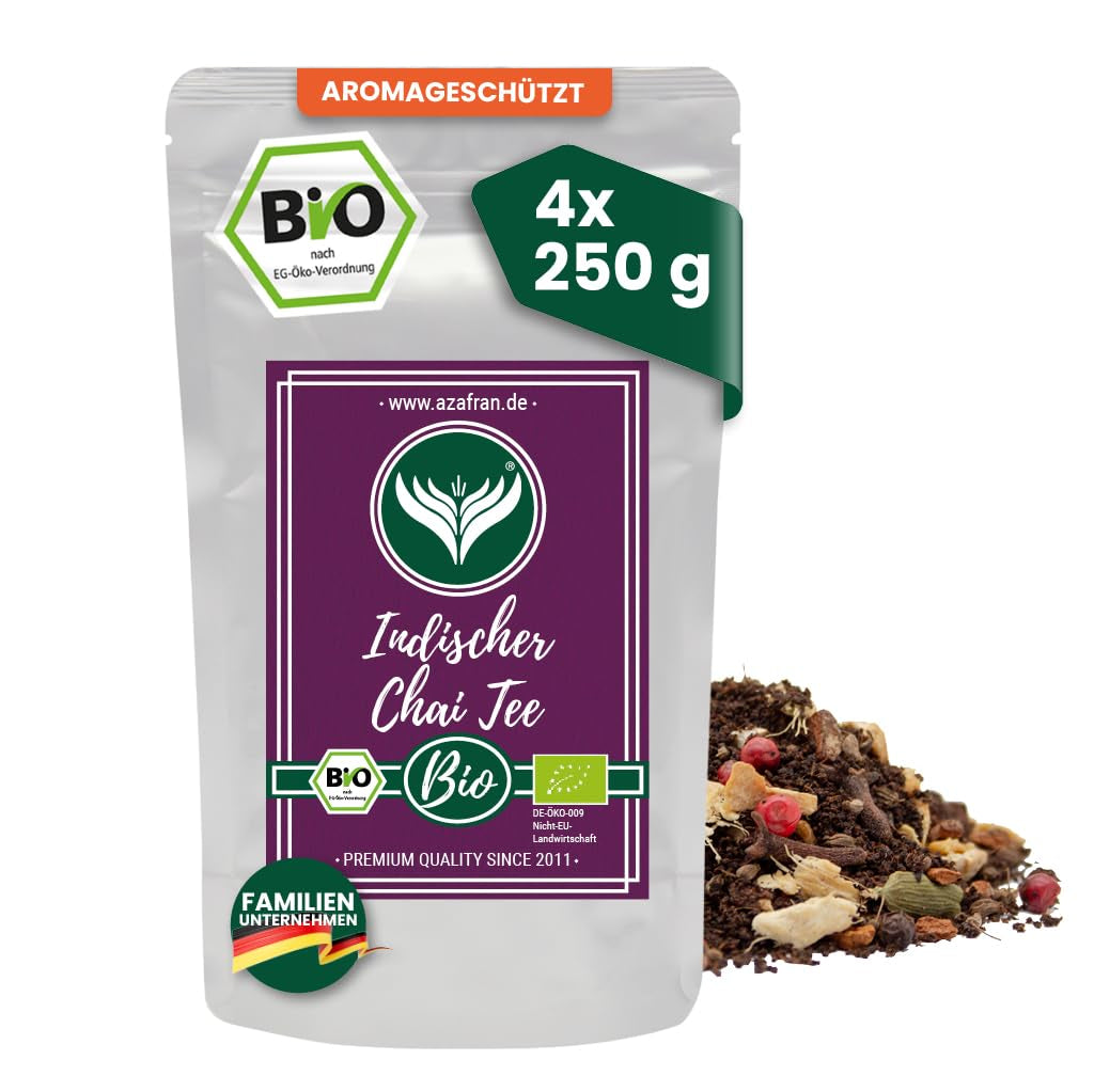 Azafran bio indický čaj chai - sypaný kořeněný čaj 250 g