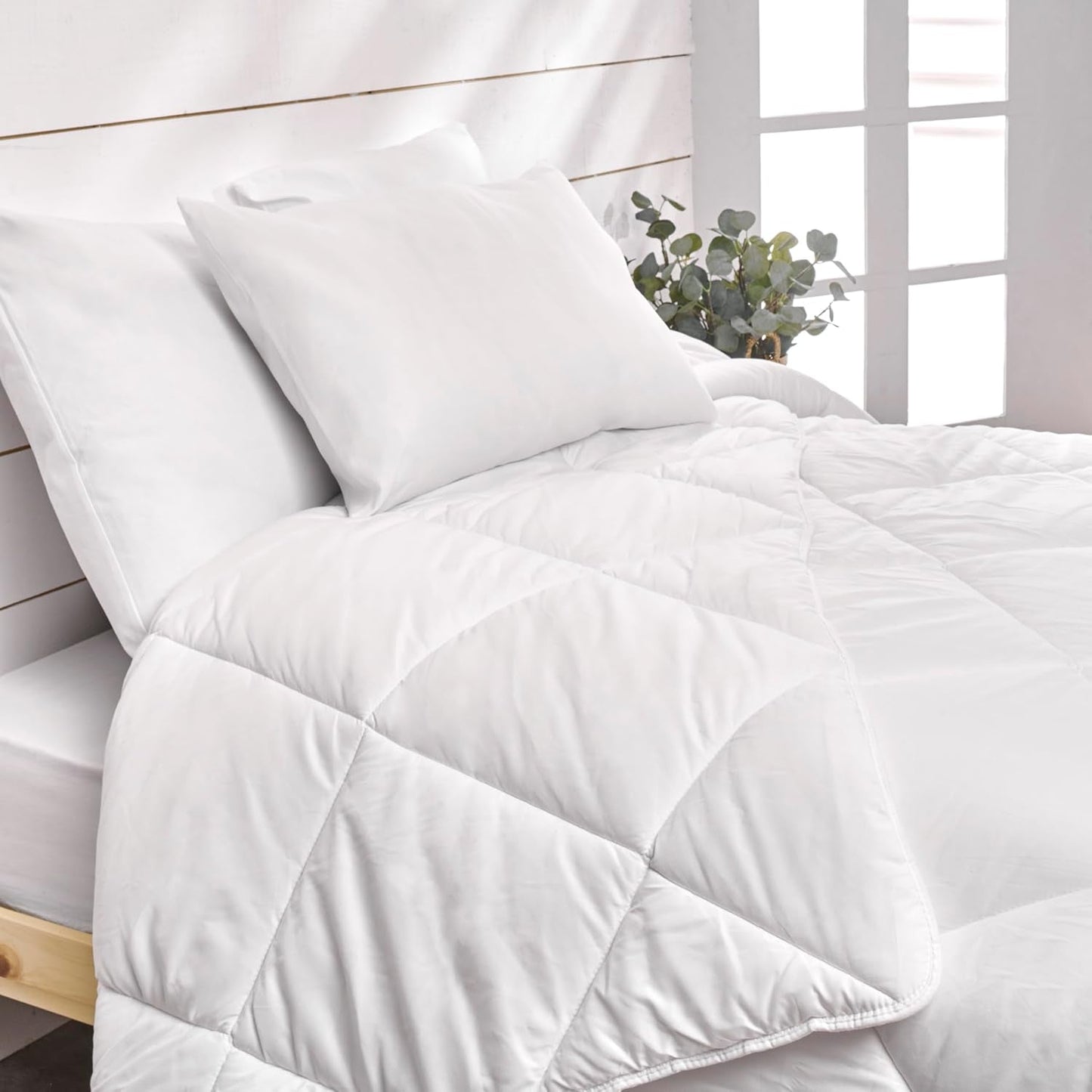 Bleu Calin Pack přikrývka pro 1 osobu 140X200 Cm + 1 polštář 60X60 Cm, praní na 95° Přikrývky a přikrývky Naty Shop