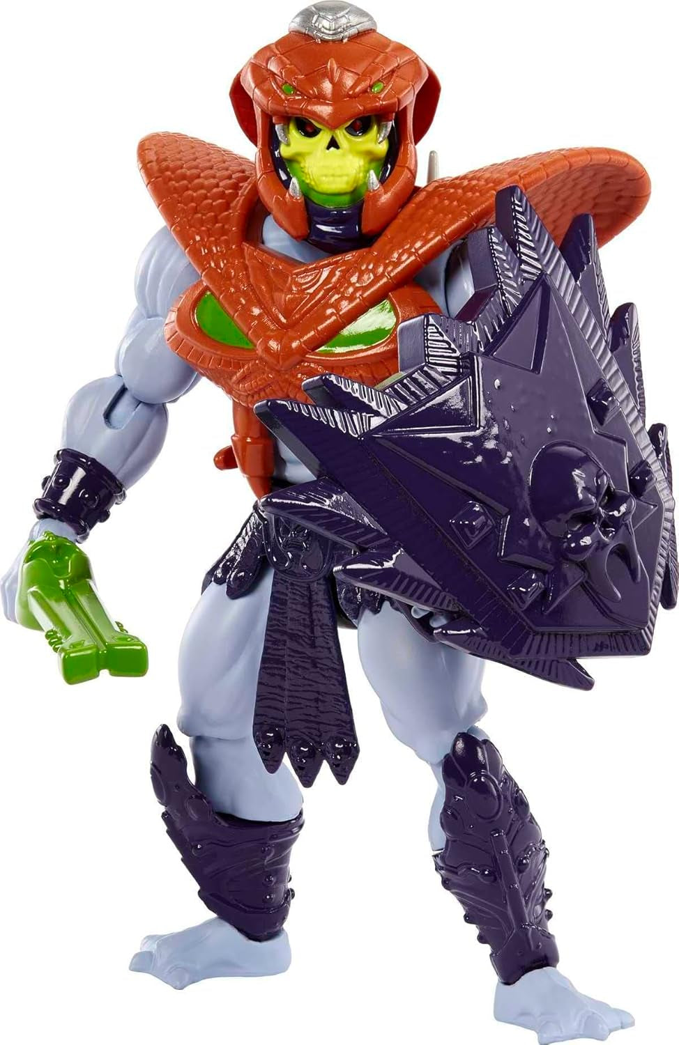 MASTERS of the UNIVERSE Skeletor Snake Armor – 16 pohyblivých kloubů, retro balení, mini komiks, pro děti 6+ a dospělé sběratele, HKM68 akční figurky Naty Shop
