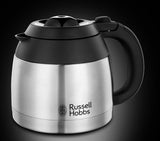 Kávovar Russell Hobbs [Sprchová hlavice pro optimální extrakci a aroma] Dobrodružný (1 až 8 šálků, 1,0 l termo karafa, automatické vypínání, systém proti odkapávání, 1100 W) Filtrační kávovar 24020-56