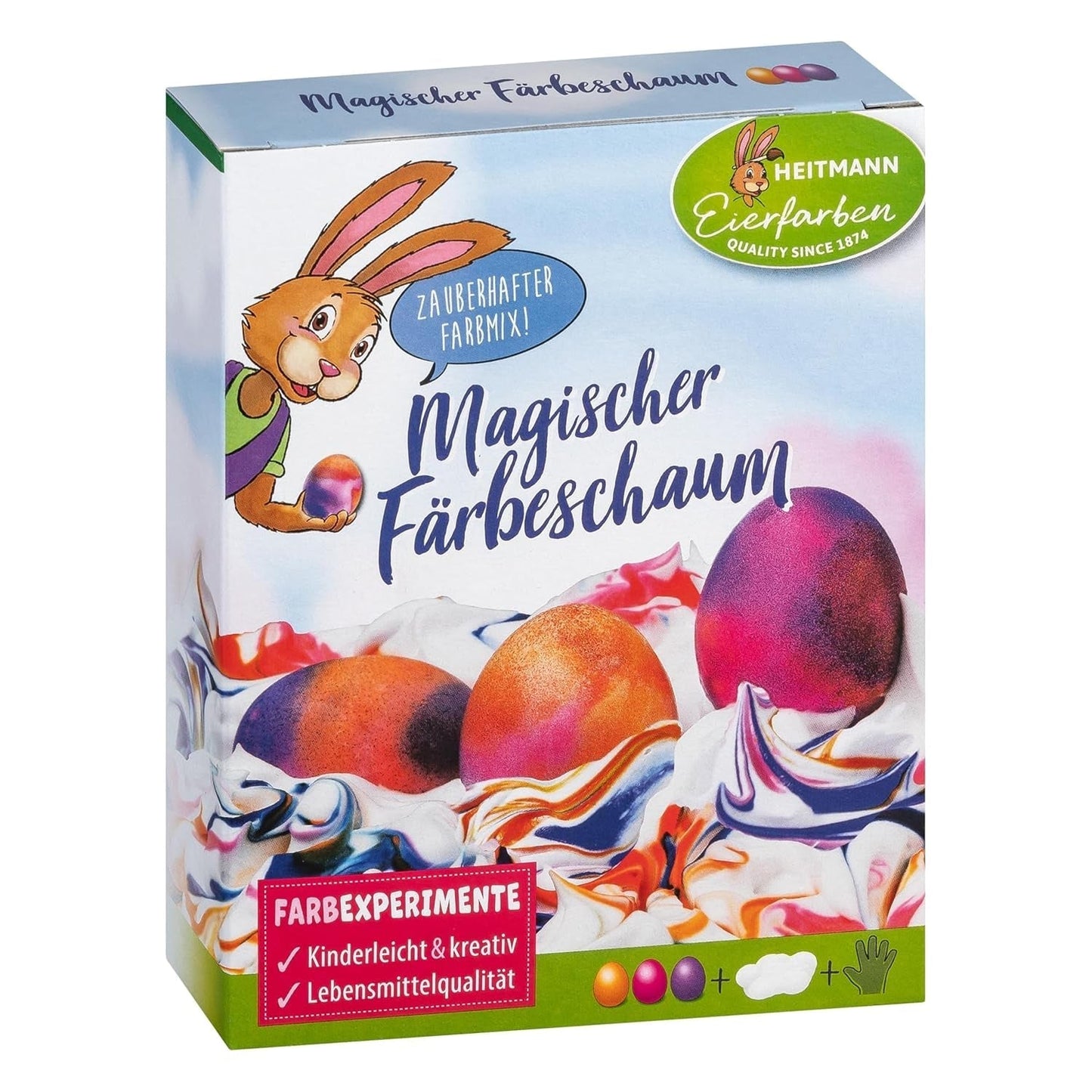 Heitmann Egg Colors - Egg Experiments - Magic Coloring Foam