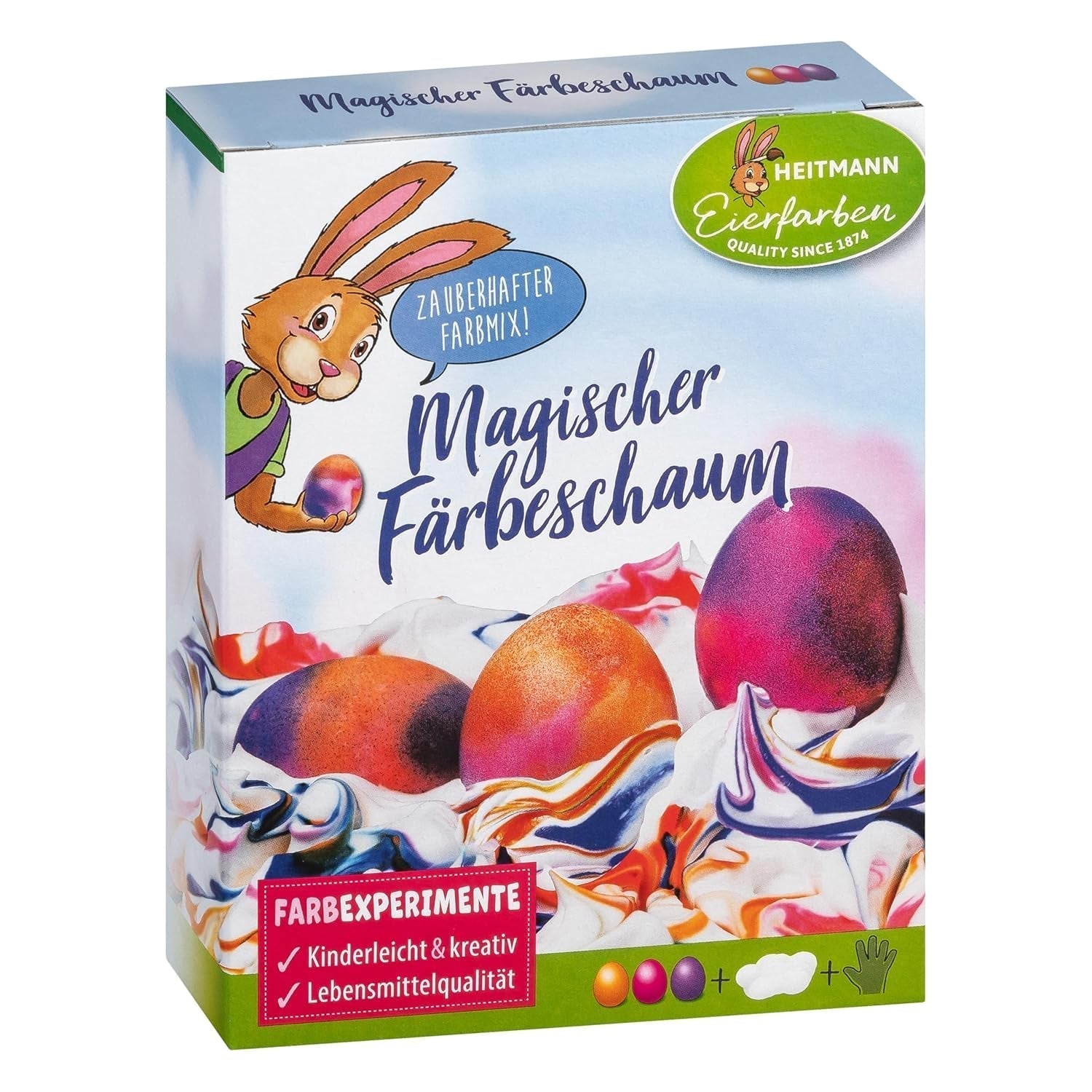 Heitmann Egg Colors - Egg Experiments - Magic Coloring Foam