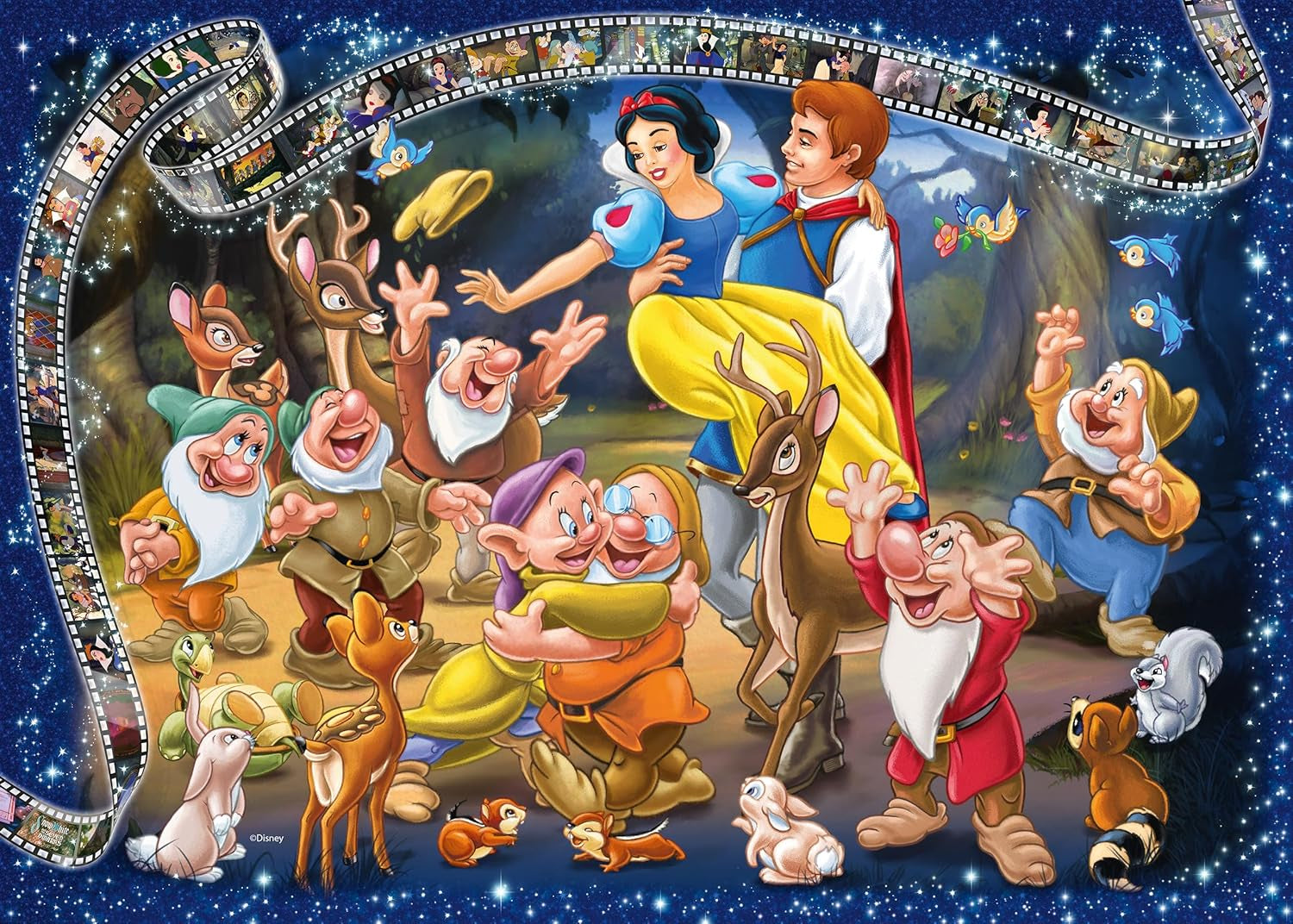 Puzzle Ravensburger 12000310 - Sněhurka - 1000 dílků Puzzle Disney pro dospělé a děti od 14 let Puzzle Naty Shop Téma Disney