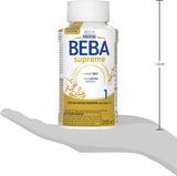 BEBA Nestlé BEBA SUPREME 1 Kojenecké mléko: lahvičky k pití s ​​Omega 3, balení 4 ks (1 x 200 ml)