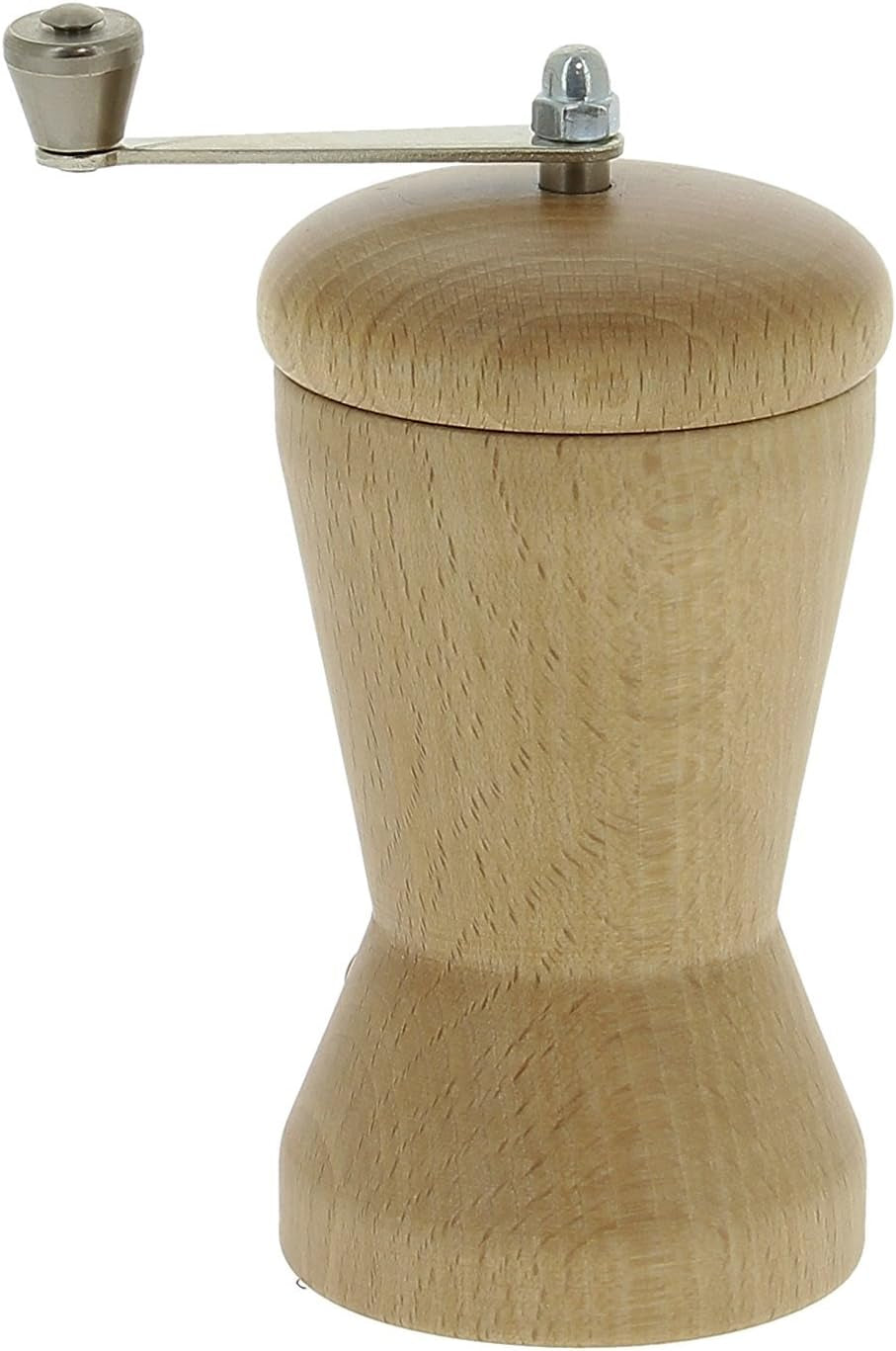 316 C 3-7/8-palcový mlýnek na muškátový oříšek, bukové dřevo s klikou, přírodní od mlýnků a kráječů Naty Shop Výchozí název