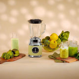 Cecotec Standmixer Retro Retrotwist Green. 800W Maximale Leistung, Pulse-Funktion, 4-Klingen-Messer Mit Schwarzer Titanbeschichtung Und 1L Krug, Vintage-Design v Grün Kitchen Naty Shop