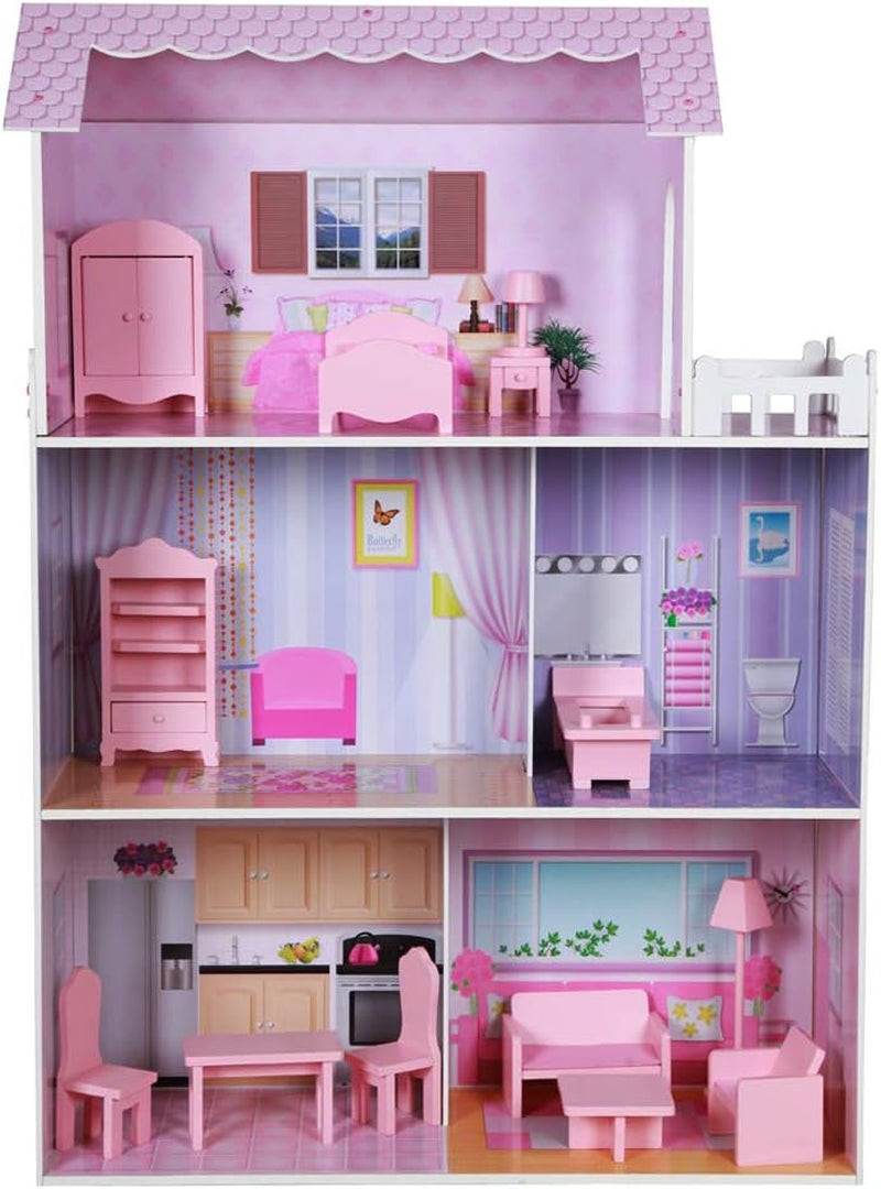 Dřevěný domeček pro panenky ColorBaby 85293