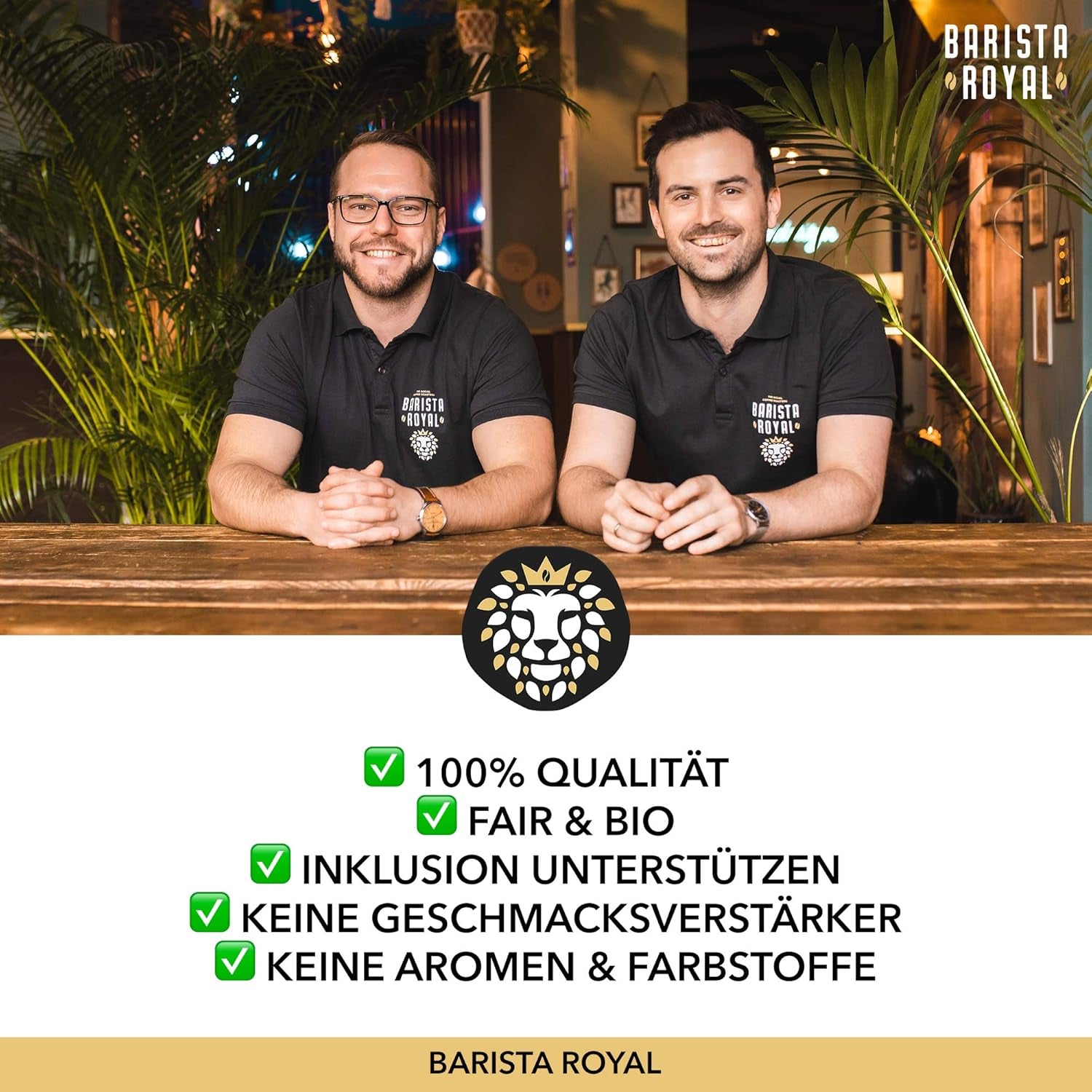 BARISTA ROYAL Bio Kaffeebohnen 1kg "Speciální výběr" | Frische Kaffeebohnen direkt gehandelt | 70% Arabica, 30% Robusta Kaffee ganze Bohnen | Ideální pro plně automatické a filtrační stroje