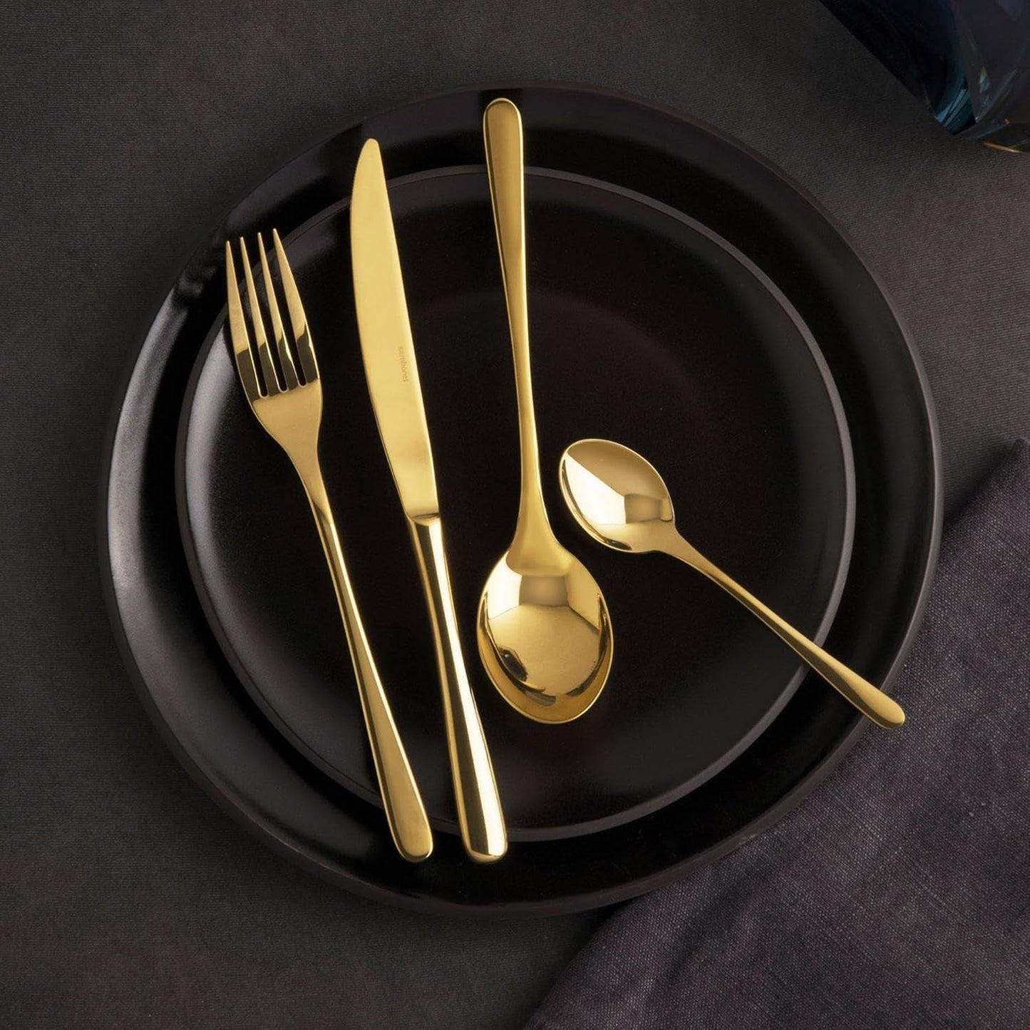 Sambonet 52553G81 - Sada příborů Taste Golden 24 kusů Kitchen Naty Shop