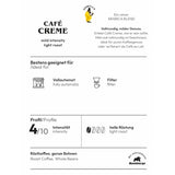Gorilla Café Creme 6x 1000g | 100% tradiční Arabica-Bohnen | Ideální Volllautomaten Crema harmonisches Aroma | geriger Koffeingehalt helle Röstung | Vorratspackung