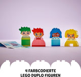 LEGO DUPLO Big Feelings, stavitelská skládací hra s 23 barevnými kostkami a 4 figurkami, motorická hračka na podporu sociálního a emocionálního rozvoje malých dětí od 18 měsíců 10415 Stavebnice Beuche den LEGO-Store