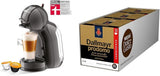 NESCAFÉ DOLCE GUSTO Krups KP1238 Mini Me kávovar na kapsle, 15 barů, kompaktní, vysokotlaký kávovar, více než 30 kávových kreací, výběr velikosti nápoje, černá/antracitová mit Dallmayr Prodomo