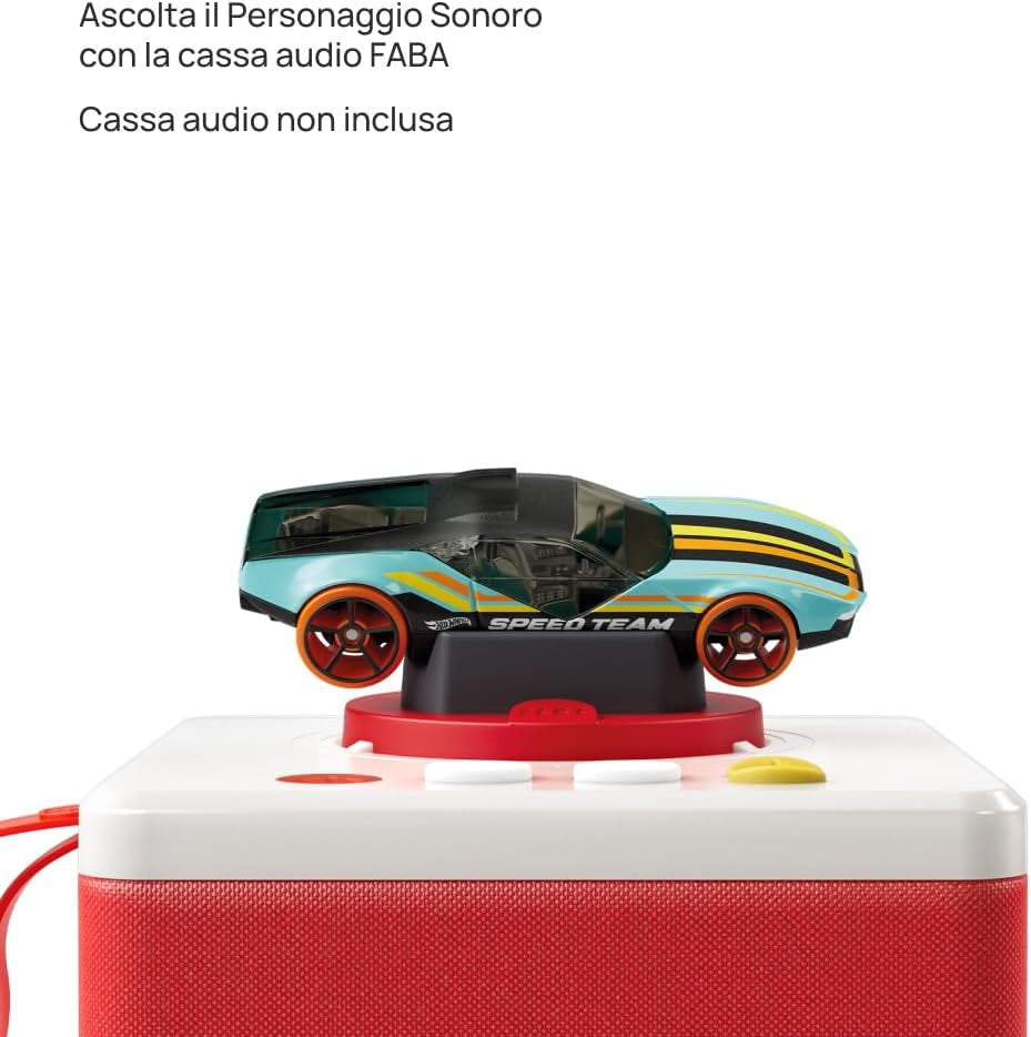 Zvuková figurka dinosauřího útoku Hot Wheels - příběhy a zvukové příběhy pro chlapce a dívky 3-5 let, hračka se vzdělávacím obsahem, italská verze Jucarii Bebe Naty Shop