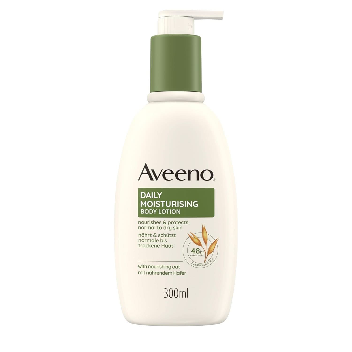 Aveeno Daily Moisturizing Body Lotion, 300 ml Kosmetika a kosmetika Naty Shop Pro velmi suchou citlivou pokožku