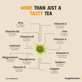 Cupplement Matcha 90 gramů bio - Nejkvalitnější práškový zelený čaj - Bez bambusové metly a drátu - Kuchařství - Sada pro začátečníky - Latte - Šlehačka - Japonsko - Prášek - Čaj - Drát - Sáček - Smoothie