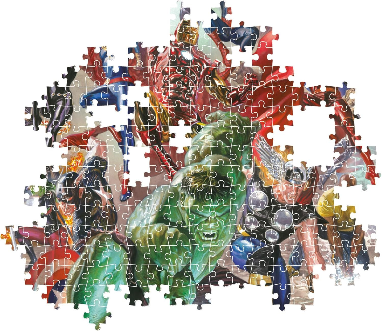 Puzzle Clementoni Marvel 500 kusů pro dospělé - Puzzle pro dospělé o rozměrech 49 x 36 cm - Náročné puzzle pro dospělé od Clementoni 35546 Puzzle Naty Shop