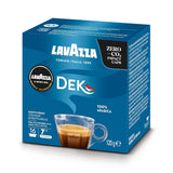 Lavazza A Modo Mio Dek Cremoso, 256 kávových kapslí, na espresso bez kofeinu s aromatickými tóny mandlí a canditis, 100% Arabica, intenzita 7/13, středně pražení, 16 balení