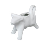 Cilio Milk - Hrnek na mléko ve tvaru krávy | Porcelán | Hrnek na mléko ve tvaru krávy | S rukojetí | Hrnek na kávu, mléko a smetanu | Dekorace na snídaňový stůl | Kapacita 125 ml