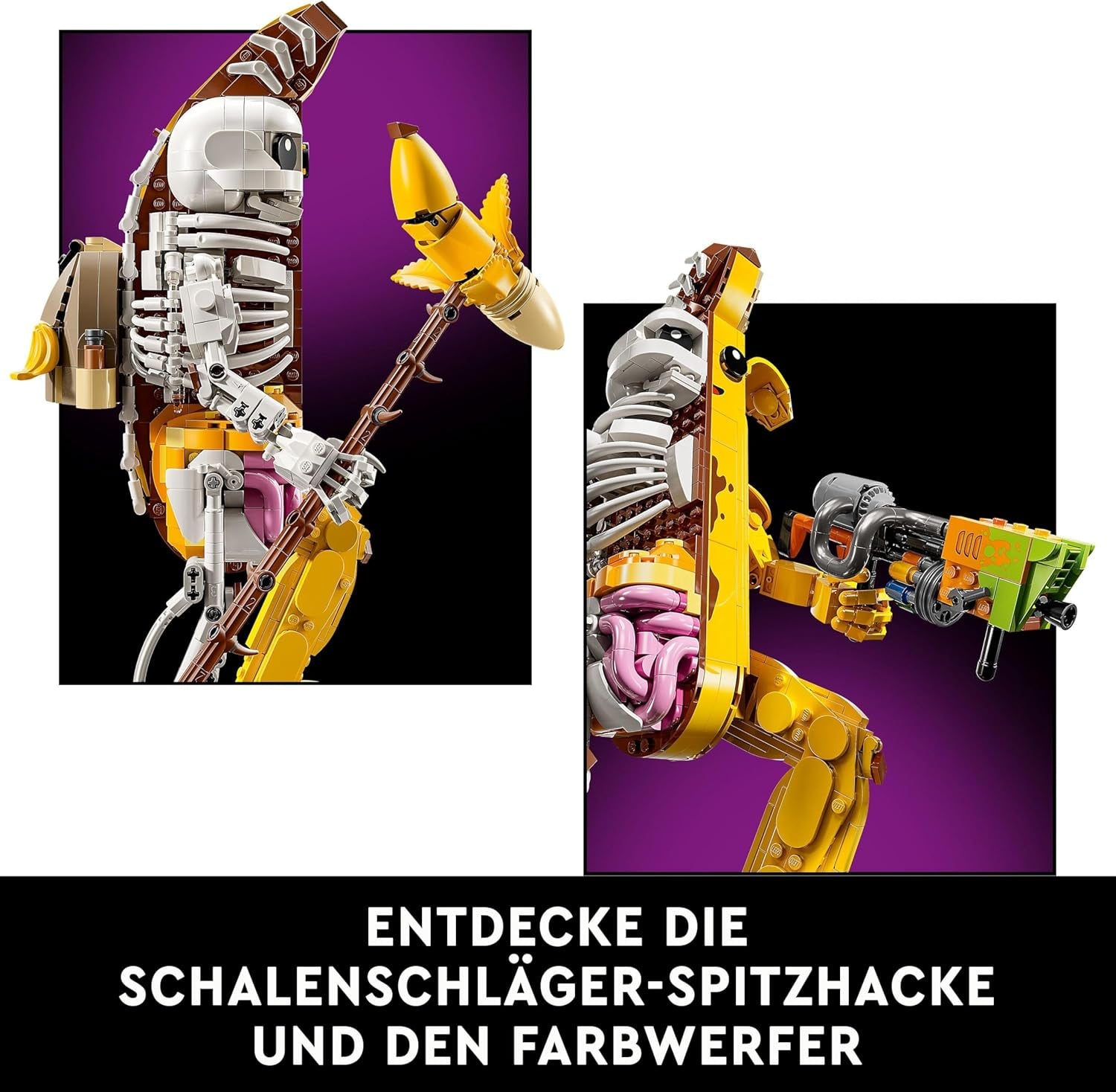 Kostěná shali LEGO Fortnite - Včetně vrhače barev a sbíječky na misky - Sběratelský předmět pro fanoušky videoher - Stavebnice pro dospělé jako dekorace domova nebo kanceláře - 77072 Stavebnice Besuche den LEGO-Store