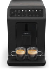 Krups EA897B Evidence ECOdesign automatický kávovar na espresso, funkce automatického espressa a cappuccina, technologie Quattro Force, šálky na mléko jedním dotykem, 8 předvoleb, mléčný systém, 1450 W