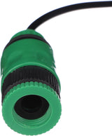 Zahradní postřikovací hadice GARDEN MIST 20 m | Flexibilní zavlažovací hadice s 20 tryskami | Zavlažování, chlazení v horkých dnech | Pro skleníky, pergoly, keře | Snadné použití, černá