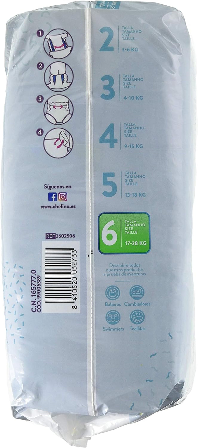 Pleny Indas Fashion & Love XL, velikost 6 (17-28 kg), 27 kusů