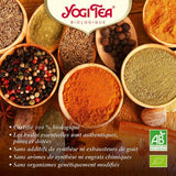 Yogi Tea - Kurkuma Chai Organický kořeněný ajurvédský čaj Kurkuma bez kofeinu Směs se skořicí a zázvorem Yogi Tea sypaný 8 x 90 g (720 g) Balení Ideální dárek