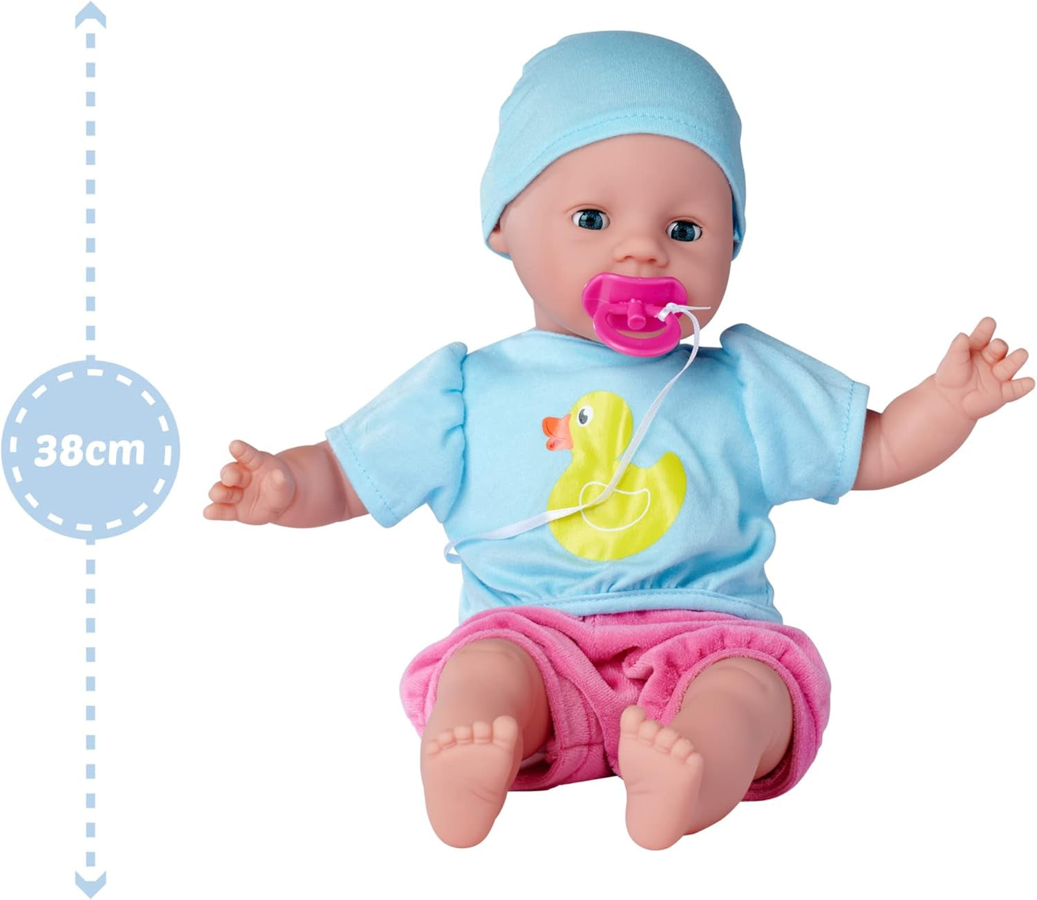 Simba 105010964 - Laura Hungry panenka měkké tělo s figurínou, kouzelnou lžičkou, lahvičkou s mizejícím obsahem a malým talířkem, 38cm, panenka od 2 let Naty Shop Dolls