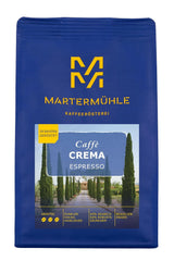 Martermühle Strong Espresso Cream 500g | Arabica/Robusta | Příchutě: Tmavé kakao, lískový ořech | Světle pražená celá zrna espressa, nízká kyselost