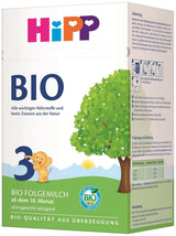 Pokračovací mléko HiPP 3 Bio (4 x 600 g) - po 10 měsících, s Omega-3 (DHA, ALA), vápníkem, vitamínem D, v nejlepší bio kvalitě