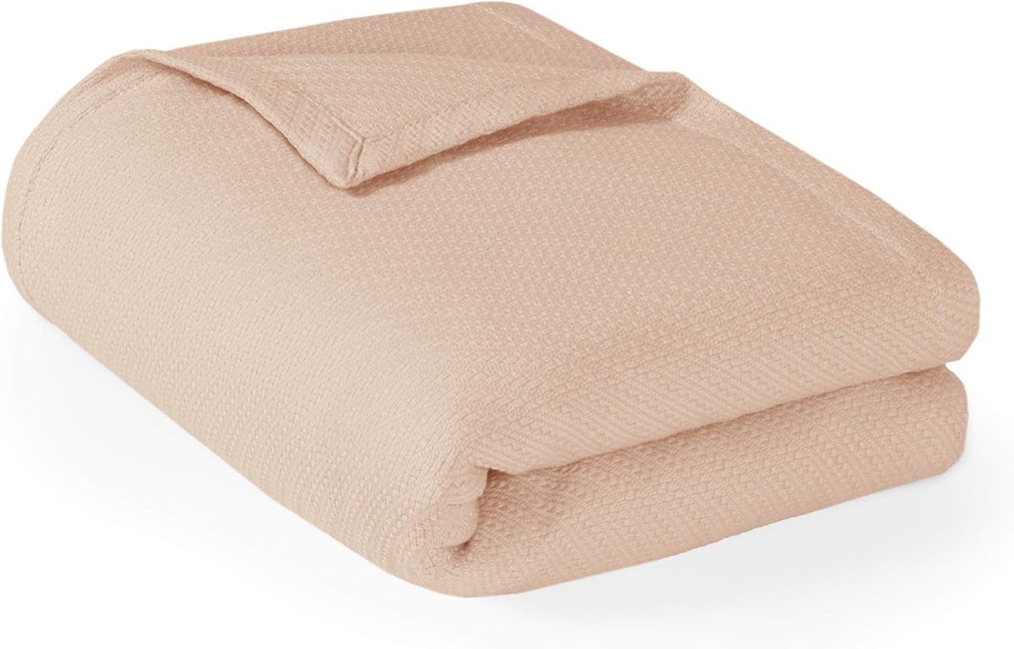 Madison Park Luxury Tekutá bavlna Vysoce kvalitní Měkká Pohodlná Deka ze 100% kroužkové bavlny na pohovku nebo gauč Blush Full/Queen Naty Shop Přikrývky a přikrývky Červená plná/královna