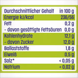 Kiwi Banány v jablečném quetschie (6 x 120 g), ohne Zuckerzusatz, glutenfrei, ideální pro svačinu a vlastní svačinu