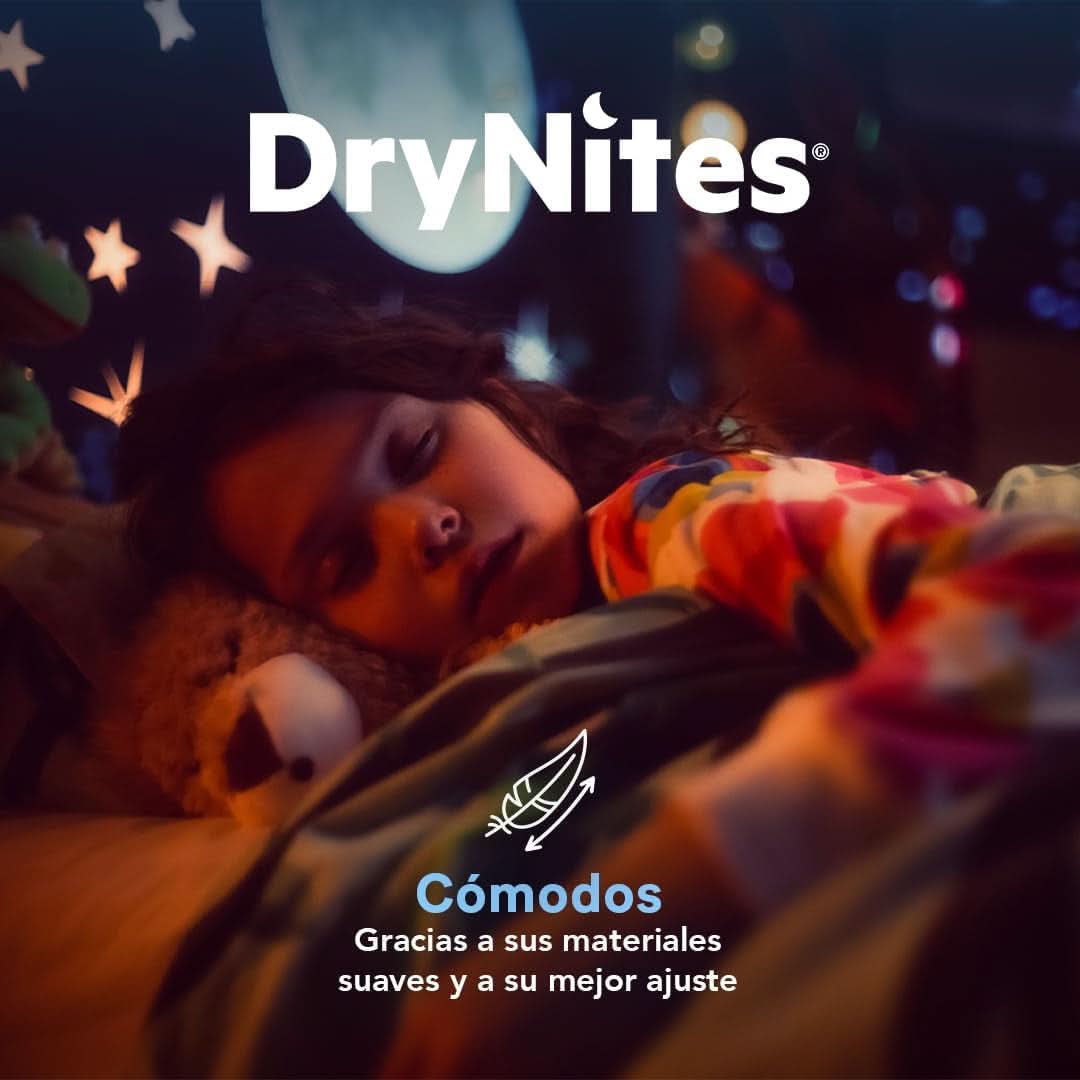 Pyžamové kalhoty Dry Nites pro dívky 3-5 let, 1 balení (16 kusů) Naty Shop
