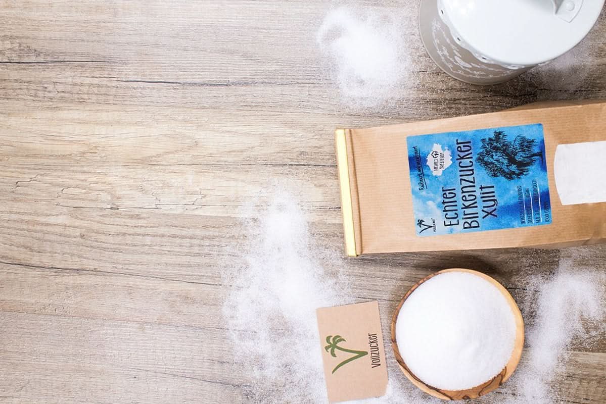 Pravý březový cukr (Xylitol) z Finska, 1 kg sladidel Naty Shop