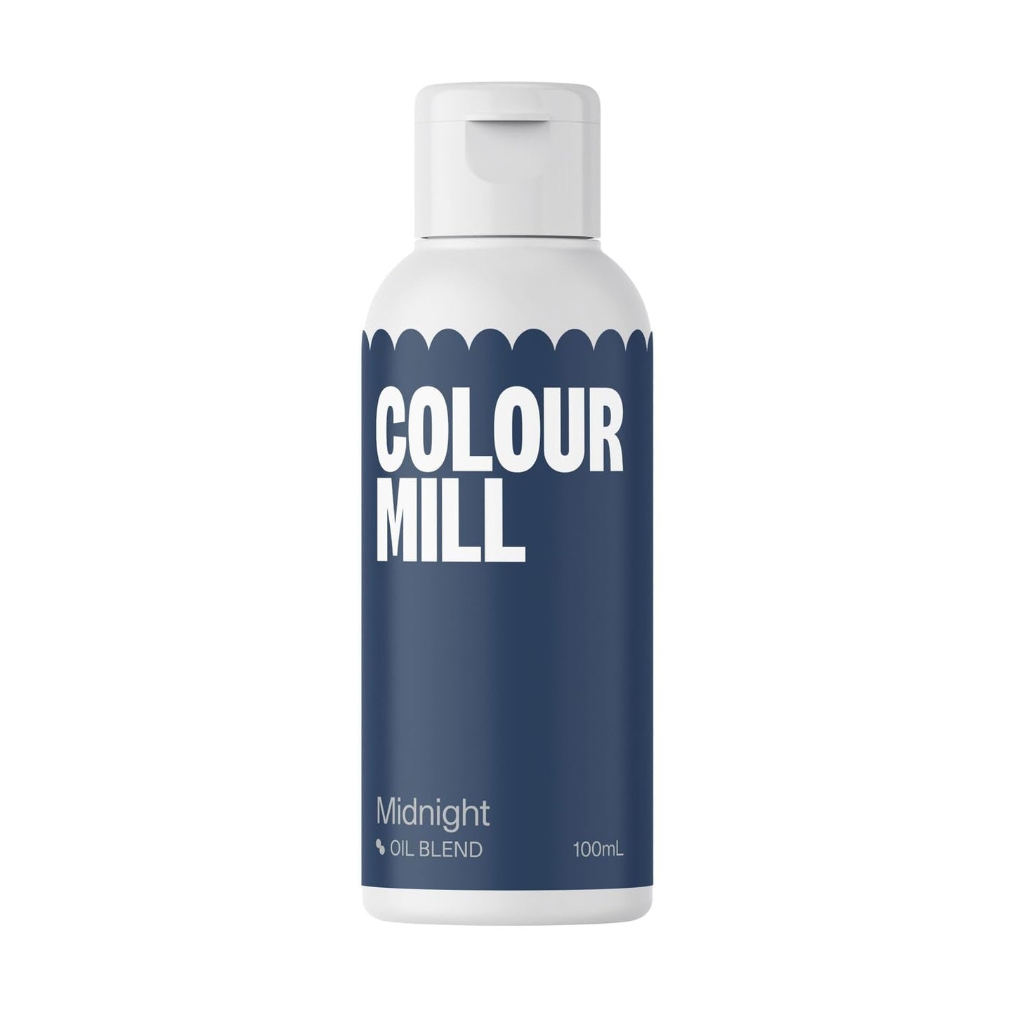 Potravinářské barvivo Color Mill Oil Blend Midnight Oil - Potravinářské barvivo na čokoládu, fondán, muffiny, dorty, pečení, makronky - Potravinářské barvivo na zdobení dortů - 100 ml