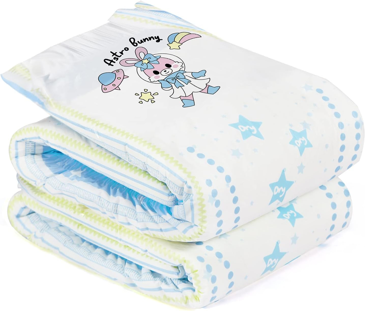 Pleny s potiskem pro dospělé 5500-5800 ml 2 balení, 3 potisky Náhodný sortiment - Astro Miminka (L)