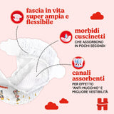 Plenky Huggies Ultra Comfort/Little Movers, velikost 3 (4–9 kg), design Disney, savé, plná ochrana, počet 126