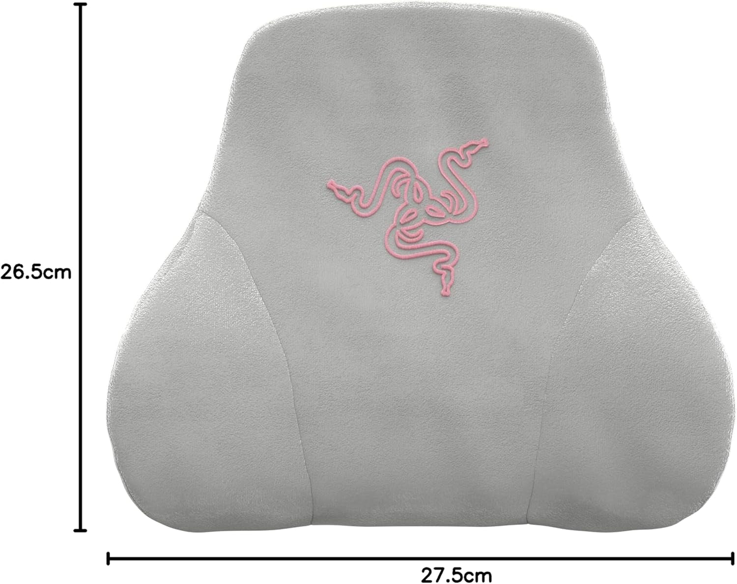 Polštář hlavy Razer – Polštář na krk a hlavu pro herní židle (ergonomický design, paměťová pěna, měkký černý sametový potah) Standardní polštáře Quartz Naty Shop