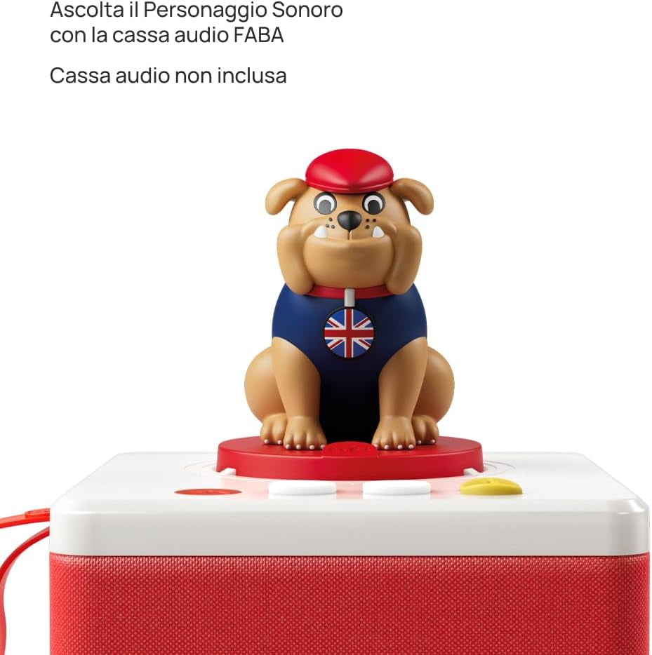 Zvuková figurka - Happy English - hudba a písničky v angličtině - hračka se vzdělávacím obsahem, italská verze, chlapci a dívky všech věkových kategorií Baby Toys Naty Shop
