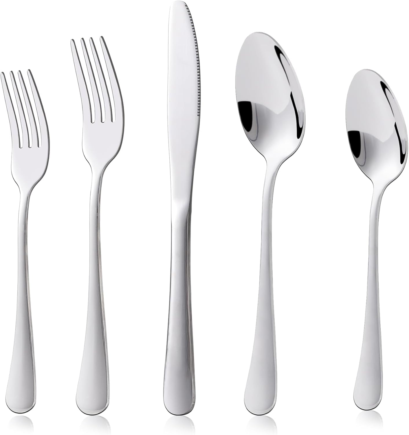 Sada příborů Kitchenboss pro 6 osob: Sada příborů 20 nebo 30 kusů Kitchen Naty Shop Silver 20 kusů
