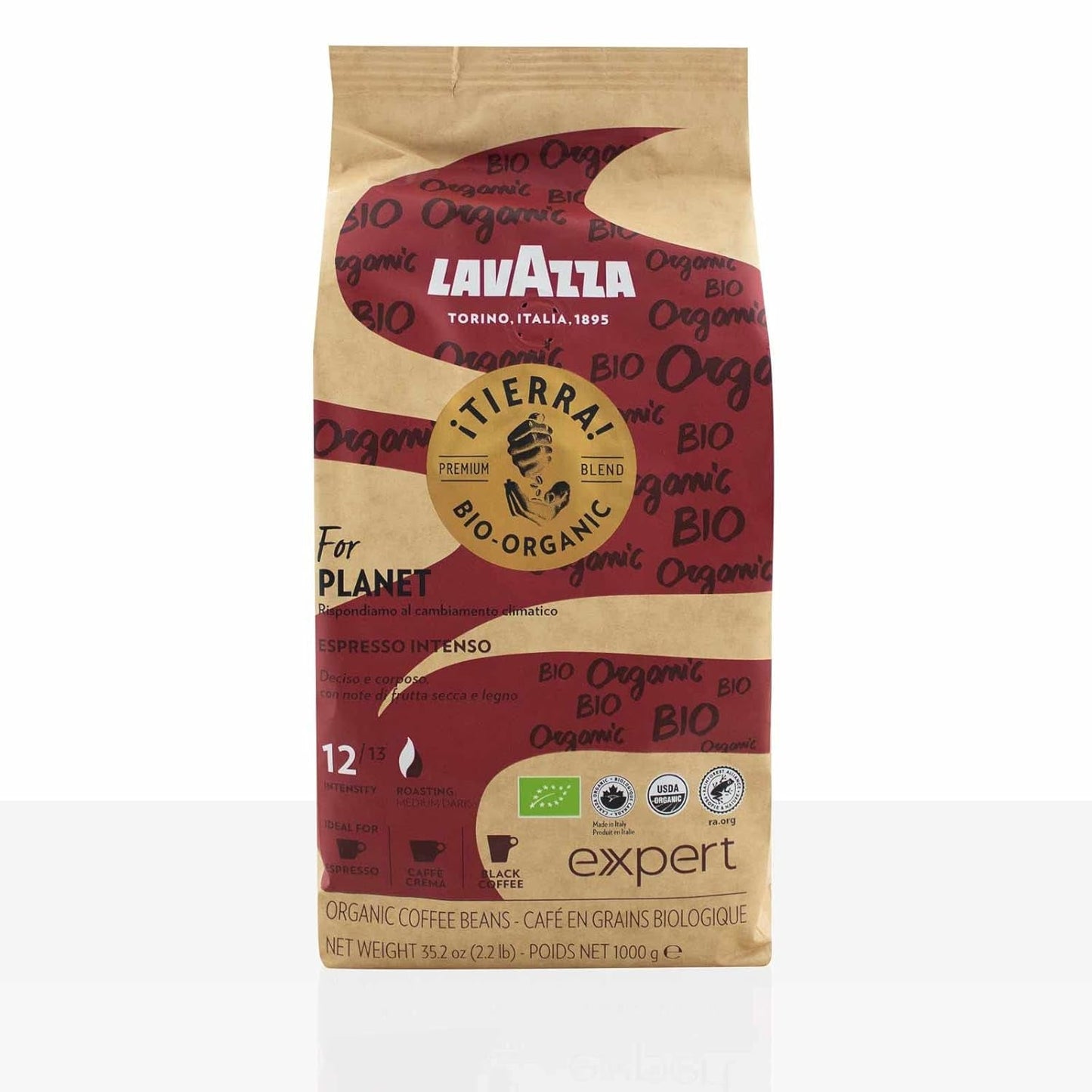 Káva Lavazza Expert Tierra Intenso Espresso 6 x 1 kg zrnkové kávy