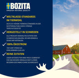 Bozita Tetra Sterilizované kousky v omáčce s dřevěným uhlím - 6 x 370 g Mokré krmivo pro kočky bez obilovin a cukru - bez GMO, s 8,5 % bílkovin a 4,5 % tuku - vysoce kvalitní a mimořádně chutné