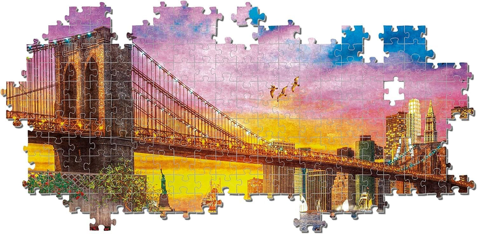 Clementoni - 33552 Collection - Manhattan Balcony Sunset, Puzzle 3000 dílků pro dospělé a děti 10 let, dovednostní hra pro celou rodinu Puzzle Naty Shop