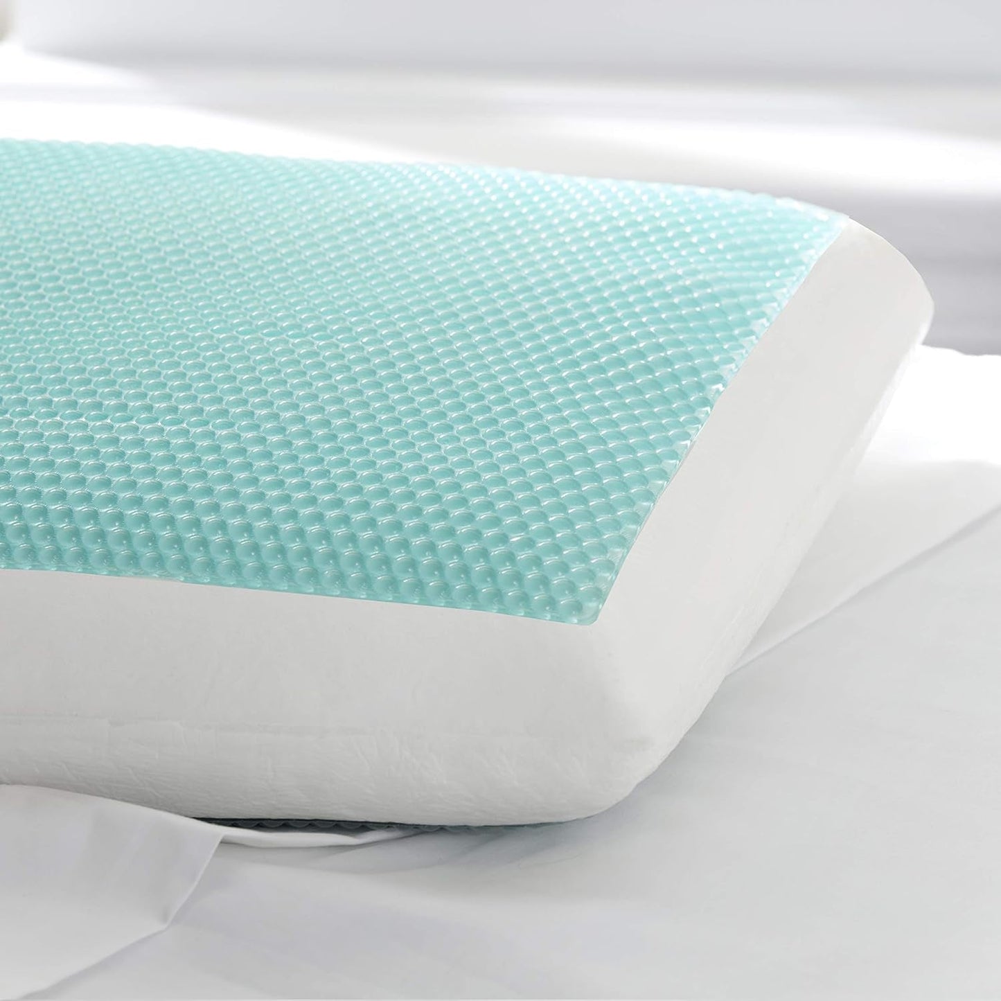 Sealy SE '19 Essentials SM Aqua Bubble Gel Sheet, 1 MC (US) Polštář, Bílý, 61 X 40 X 14 cm Standardní polštáře Naty Shop
