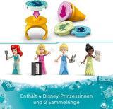 LEGO Disney Princess: Disney Princess Adventure Market, domeček se 4 panenkami včetně Popelky a Ariel, Herní sada s mapou pokladu, dárek pro dívky a chlapce od 6 let 43246 Stavebnice Besuche den LEGO-Store