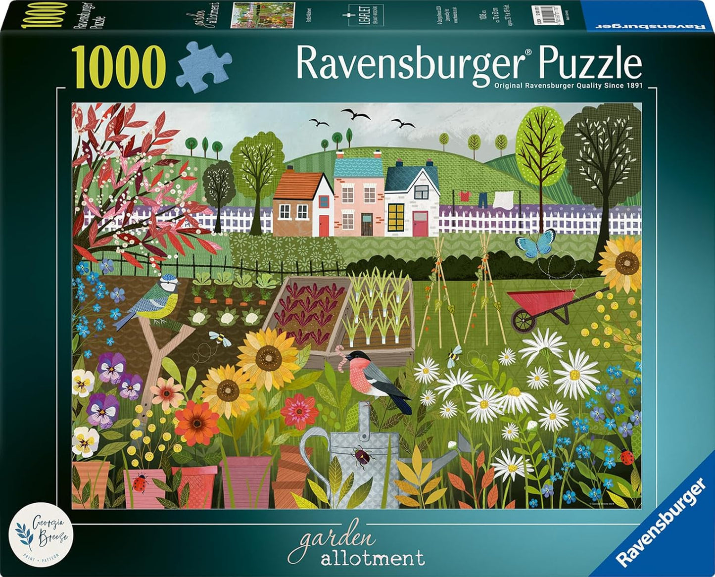 Puzzle Ravensburger 12001178 - Zahrada - 1000dílné puzzle pro dospělé a děti od 14 let Puzzle Naty Shop