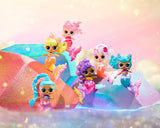 LOL Překvapení! Mermaids Makeover Magic Tots - Skutečný lesk na rty pro vás a vaši panenku, abyste se mohli sami vyrobit, namíchat a vytvořit make-up, Zábavná vodní hra, 6 panenek ke sbírání - Věk 4+
