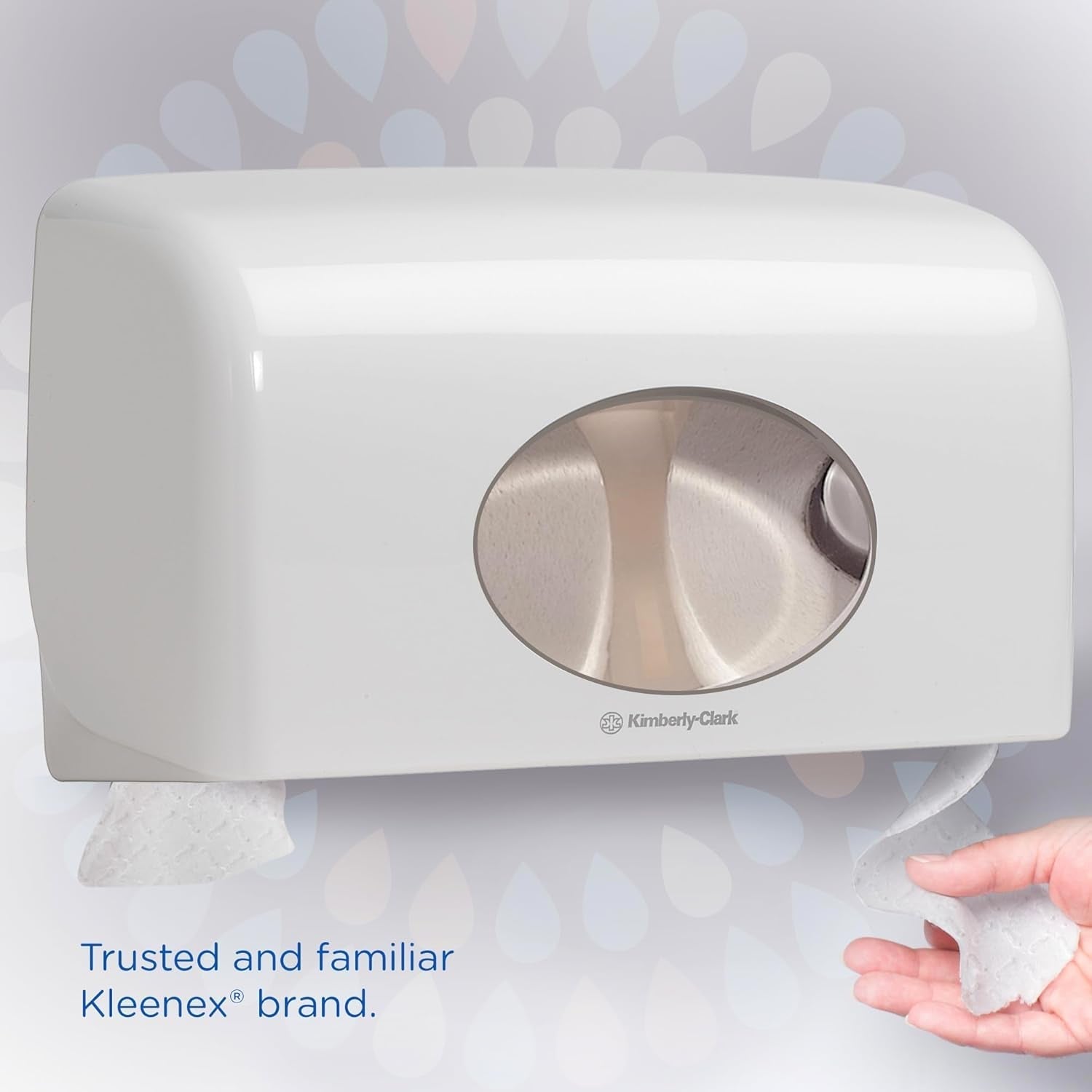 Kleenex Premium role toaletního papíru 8484, toaletní papír 24 rolí X 160 pufovaných listů, 4vrstvý toaletní papír, 100% čisté vlákno, vysoká kvalita, odolný proti roztržení a měkký (2 balení)